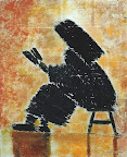 058 - La Récréation de Bernardine - 1999<br />
38 x 46 - Huile sur Toile