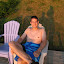 Joe, sunset at the cottage beach, Vacation Day 5. &ndash; 04-Aug-2010