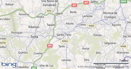 Imagem no mapa