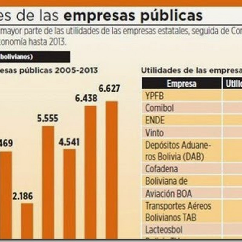 En 2013, 11 estatales lograron ganancias y 2 tuvieron pérdidas