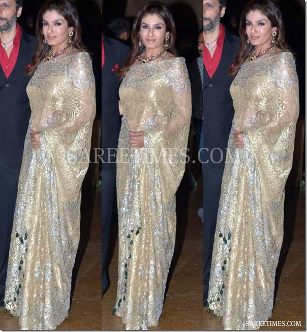 Raveena_Tandon_Saree