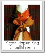 acorn napkin rings