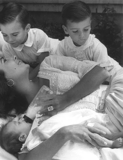 She is positively glowing--and so is her ring! (photo by Toni Frissell)