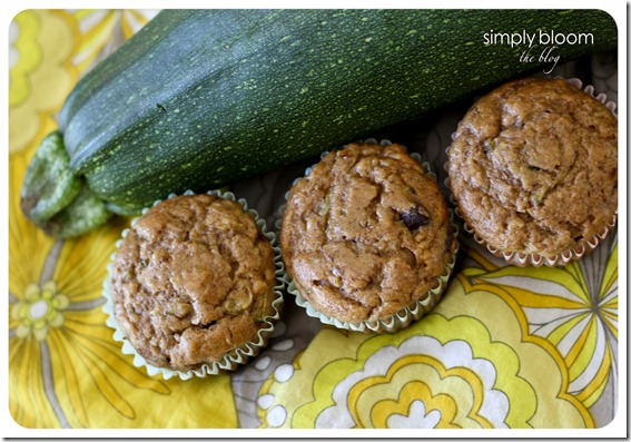 Zucchini CHocolate Chip Muffins