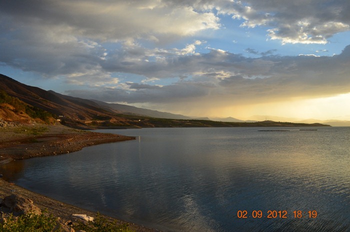 Sunset at Karakaya Dam Lake DSC_1068