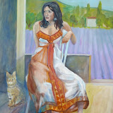 Gina, Öl auf Leinwand, 60x80 cm, Copyright 2010 by O. Weinreich