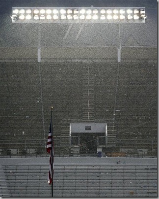 ND stadium rain ND stadium rain