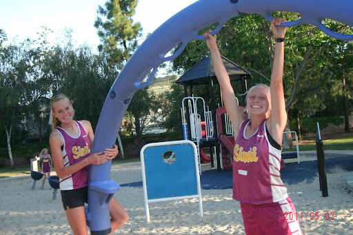 Matt Besser and Amy Poehler at amber lancaster bikini