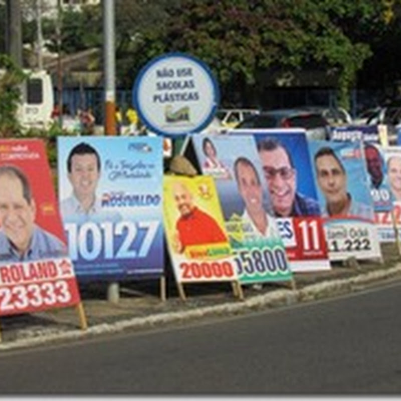 Poluição visual das cidades não incomoda só em época de eleição