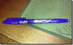 Frixion pen