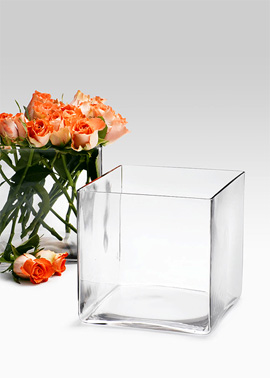 7-Inch Glass Cube. (jamaligarden.com)