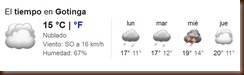 tiempo gotinga tiempo gotinga