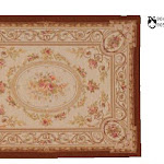 Gobelin w tradycyjnym stylu, na wzór klasycznych dywanów. Może służyć jako dywanik, pled, obrus.