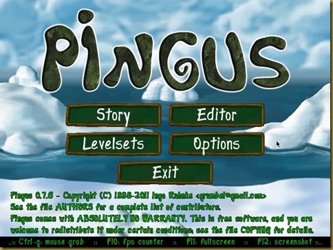 Pingusタイトル Pingusタイトル