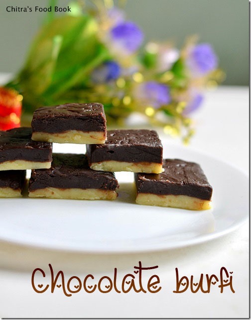 Chocolate-burfi