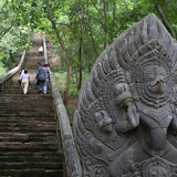 The steps leading to Phnom Banan