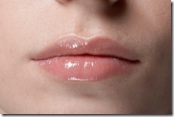 Woman's lips, close-up