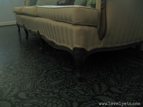 couch on painted floor couch on painted floor