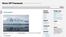 Simon wp framework blogger template 225x128