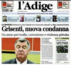 Grisenti in disgrazia su l'Adige Grisenti in disgrazia su l'Adige