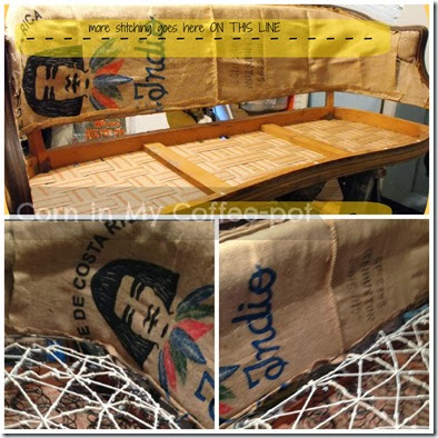 upholstery-sewing burlap- pmc