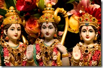 Sita with Rama and Lakshmana
