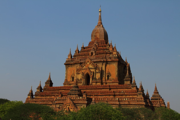 The beautiful Htilo Milo Temple, Bagan, Burma