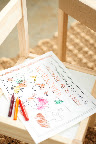 Kids placemats with my artwork are great for kids to color in. You can laminate and use them as placemats afterwards, or put them in your scrapbook. Get the clip art here: http://www.marthastewart.com/951490/darcy-millers-thanksgiving-ideas. (Ikea wood table with chairs,
Drawings by Darcy Miller/Designs by Cheree Berry) Kids placemats with my artwork are great for kids to color in. You can laminate and use them as placemats afterwards, or put them in your scrapbook. Get the clip art here: http://www.marthastewart.com/951490/darcy-millers-thanksgiving-ideas. (Ikea wood table with chairs,
Drawings by Darcy Miller/Designs by Cheree Berry)