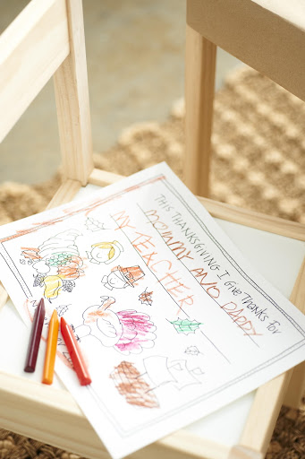 Kids placemats with my artwork are great for kids to color in. You can laminate and use them as placemats afterwards, or put them in your scrapbook. Get the clip art here: http://www.marthastewart.com/951490/darcy-millers-thanksgiving-ideas. (Ikea wood table with chairs,
Drawings by Darcy Miller/Designs by Cheree Berry) Kids placemats with my artwork are great for kids to color in. You can laminate and use them as placemats afterwards, or put them in your scrapbook. Get the clip art here: http://www.marthastewart.com/951490/darcy-millers-thanksgiving-ideas. (Ikea wood table with chairs,
Drawings by Darcy Miller/Designs by Cheree Berry)