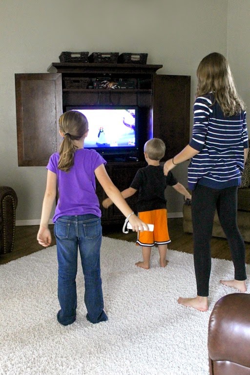 playing the wii