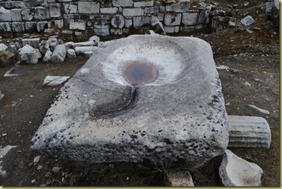 Stratonikeia Gymnasium Water Fountain Bowl-1 Stratonikeia Gymnasium Water Fountain Bowl-1