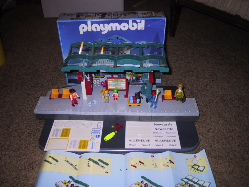 Playmobil 4382 Train Station/Depot w/Box & Instruction eBay