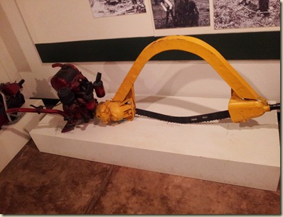 Texas Forestry Museum powered bow saw