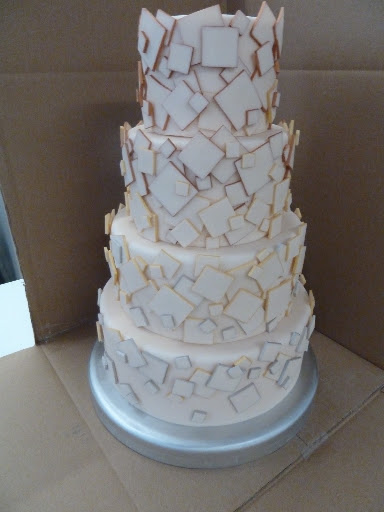 Our cake from Mark Joseph arrives!