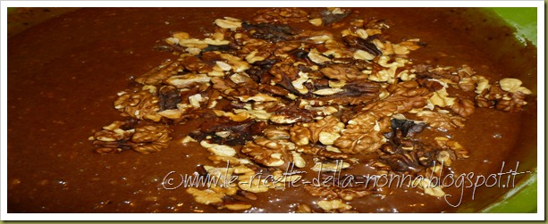 Torta di noci con cioccolato in pezzi (2)