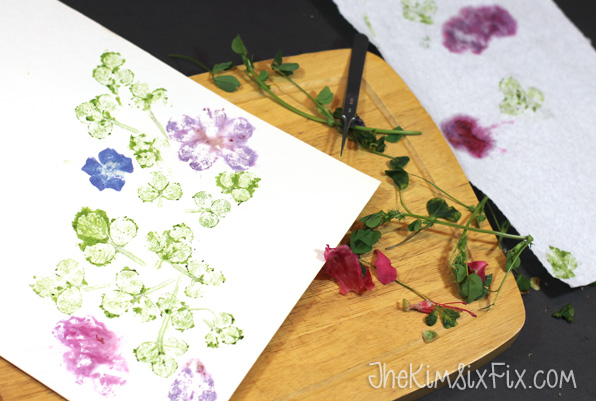 Pounded flower prints