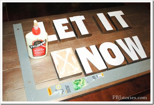DIY Marquee Sign with metallic finish DIY Marquee Sign with metallic finish