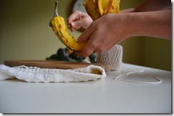 creating gourd garland
