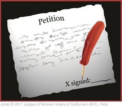 'petition' photo (c) 2011, League of Women Voters of California LWVC - license: http://creativecommons.org/licenses/by/2.0/