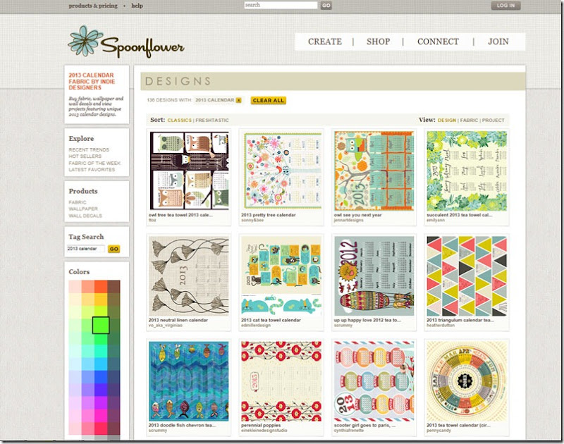 2013 Fabric Calendar at Living with Punks 2013 Fabric Calendar at Living with Punks