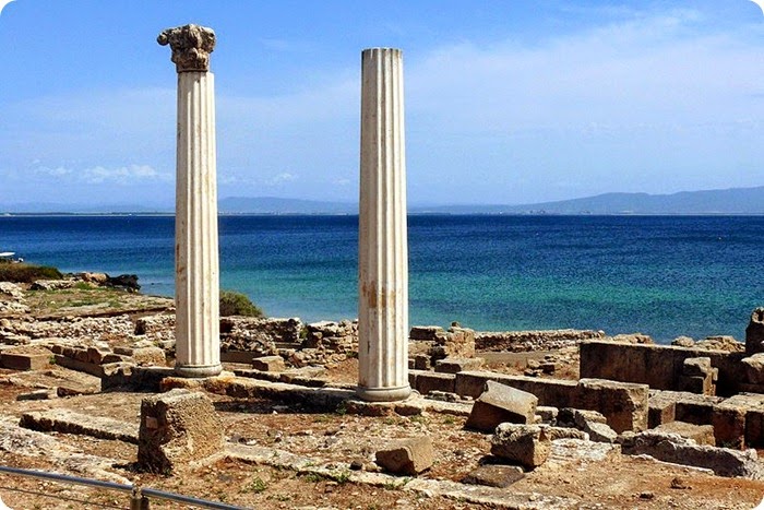 Cerdeña Colonne_a_tharros Cerdeña Colonne_a_tharros