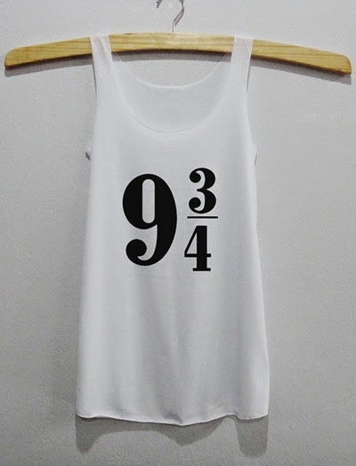 Harry Potter King's Cross Station Tank Top from HPpoint Harry Potter King's Cross Station Tank Top from HPpoint
