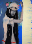 "ELDEST DAUGHTER" 30x40 (oil/acrylic on canvas)