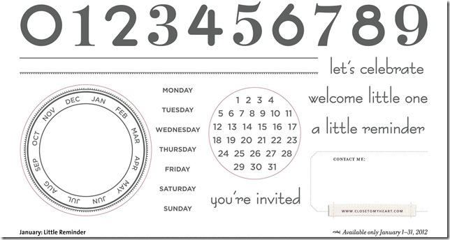 2012 01 Litte Reminder Stamp Sets
