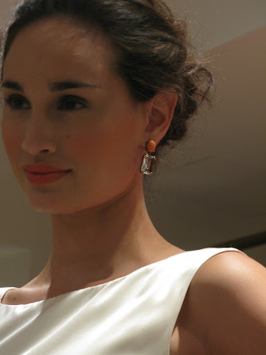 These coral-detailed earrings are only $45 at J.Crew.