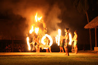 Fire dancers