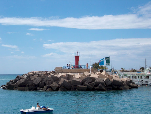 Small lighthouse in Puerto Rico