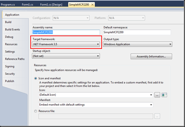 MCP2200 with Visual C# 2010 