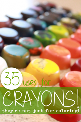 35 uses for crayons from Hands On As We Grow 35 uses for crayons from Hands On As We Grow