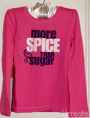 more spice than sugar silhouette shirt